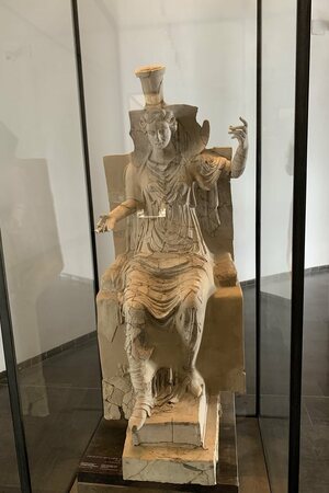 Statue of the Greek Goddess Demeter in National Museum of Bardo. Object from the collection: Bardo National Museum.