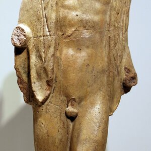 Statue maschili offerte in dono al santuario di portonaccio, 410-390 ac ca. Экспонат из собрания: Национальный этрусский музей виллы Джулия.