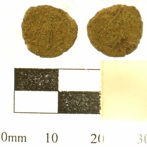 Aberford 11. Roman coin; nummus of house of Theodosius, prob aquileia mint. Экспонат из собрания: Национальный археологический музей Аквилеи.