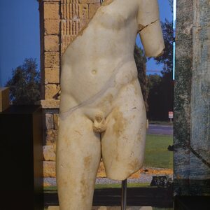 Statue of Antinous, Paros marble, from the Villa of Els Munts, National Archaeological Museum of Tarragona, Spain (51624435722). Object from the collection: MNAT: National Archaeological Museum of Tarragona.