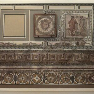 Tarragona MNAT Medusa mosaic 03. Object from the collection: MNAT: National Archaeological Museum of Tarragona.