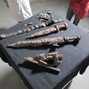 Legionnaire's equipment from Herculaneum,1st century AD