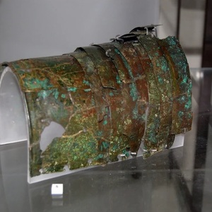 Manica from Newstead,National Museum of Scotland,bronze,dated AD 80-180.