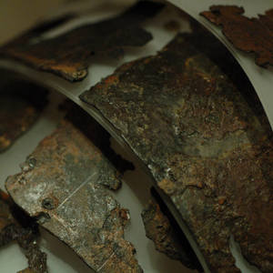 Shoulder armour, Scottish National Museum, Edinburgh, I-II century CE