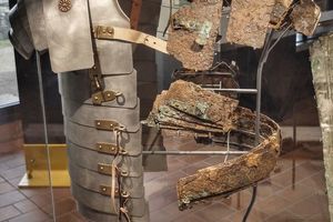 Lorica segmentata, Corbridge museum, I-II century CE