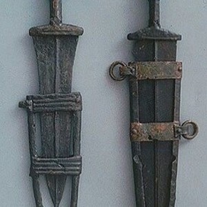 Type I pugio,Necrópolis de Carratiermes. Soria,España. Museo Numantino,3rd-1st century BC