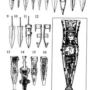 Catalog of Pugio 1-3 centuries AD.
