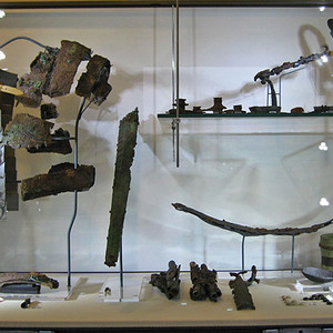 Lorica segmentata, museum of Corbridge, I-II century CE