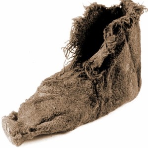 Wool sock,presumably for children,Vindolanda,late 1st century A.D. early 2nd century A.D.
